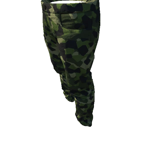 Pant Loose Camouflaged STD007